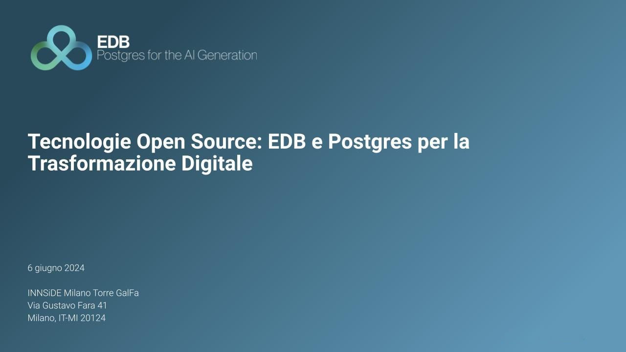 EDB Postgres